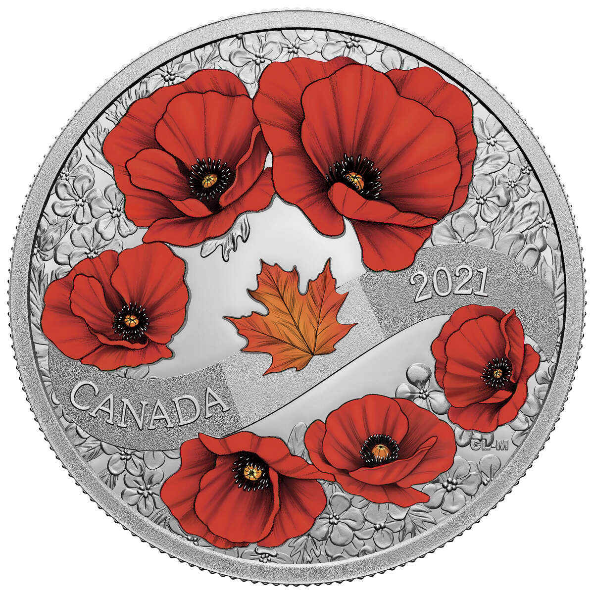 2021 $20 A Wreath of Remembrance: Lest We Forget - Pure Silver Coin