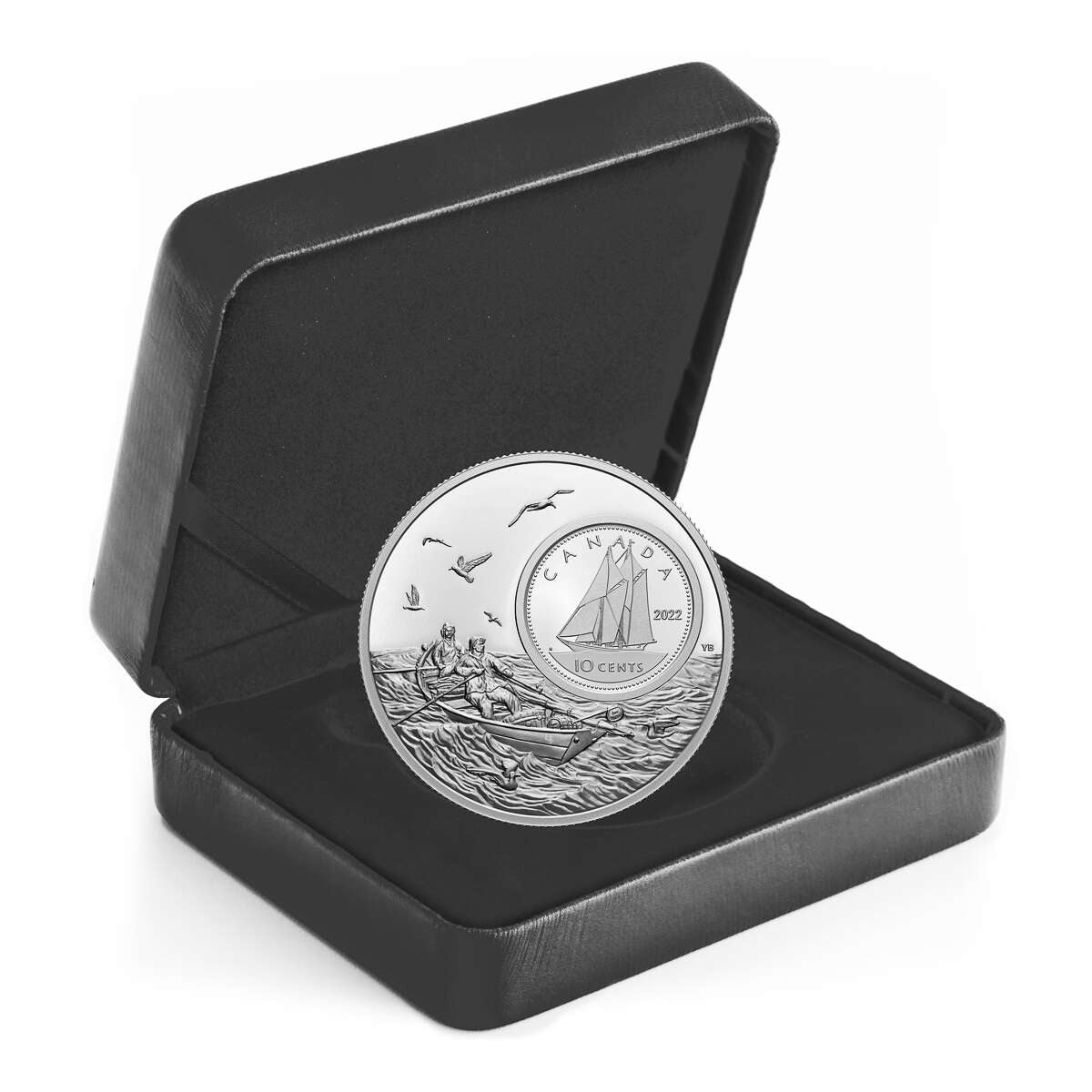 2022 10c The Bigger Picture: Bluenose: Pure Silver Coin