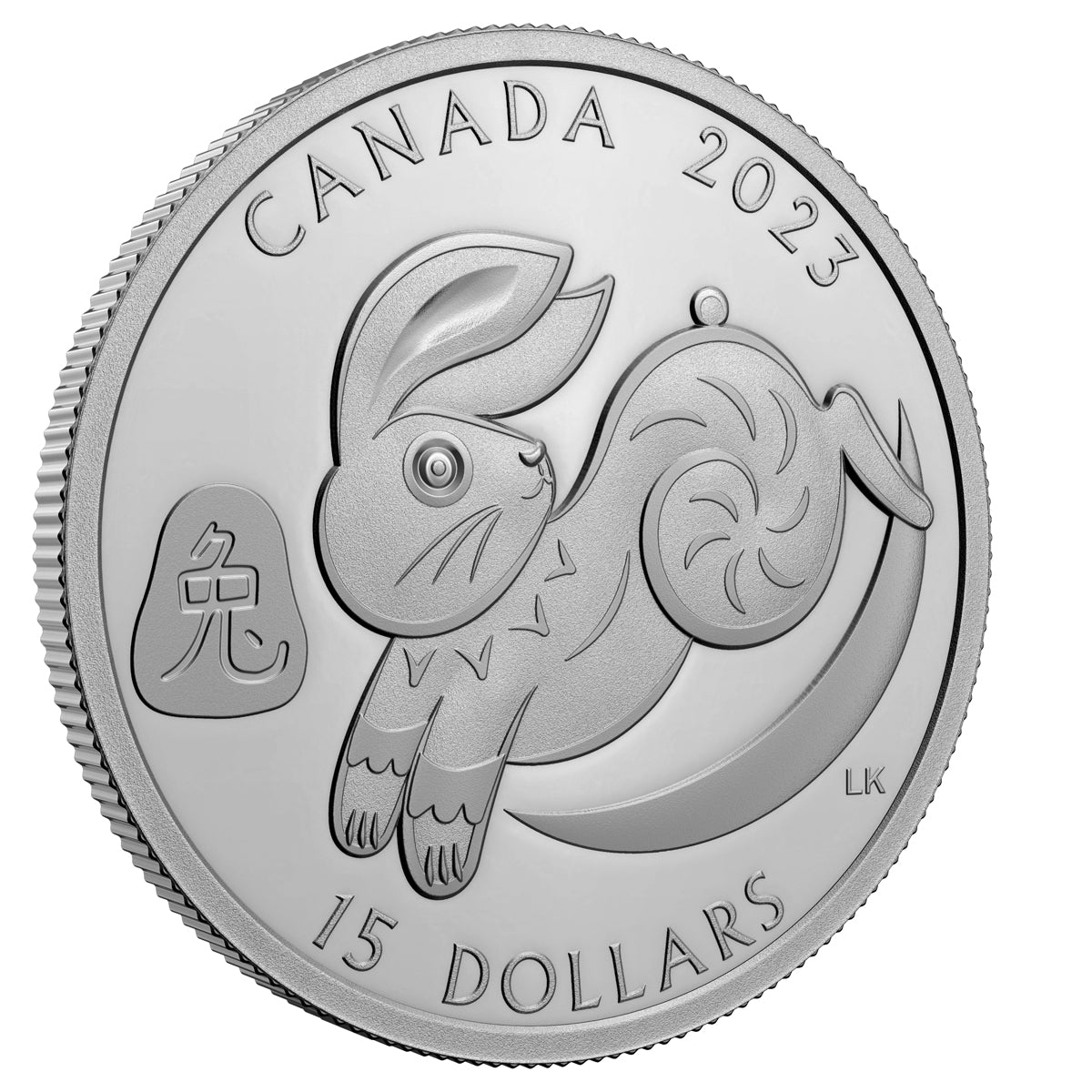 2023 $15 Lunar Year of the Rabbit - Pure Silver Coin