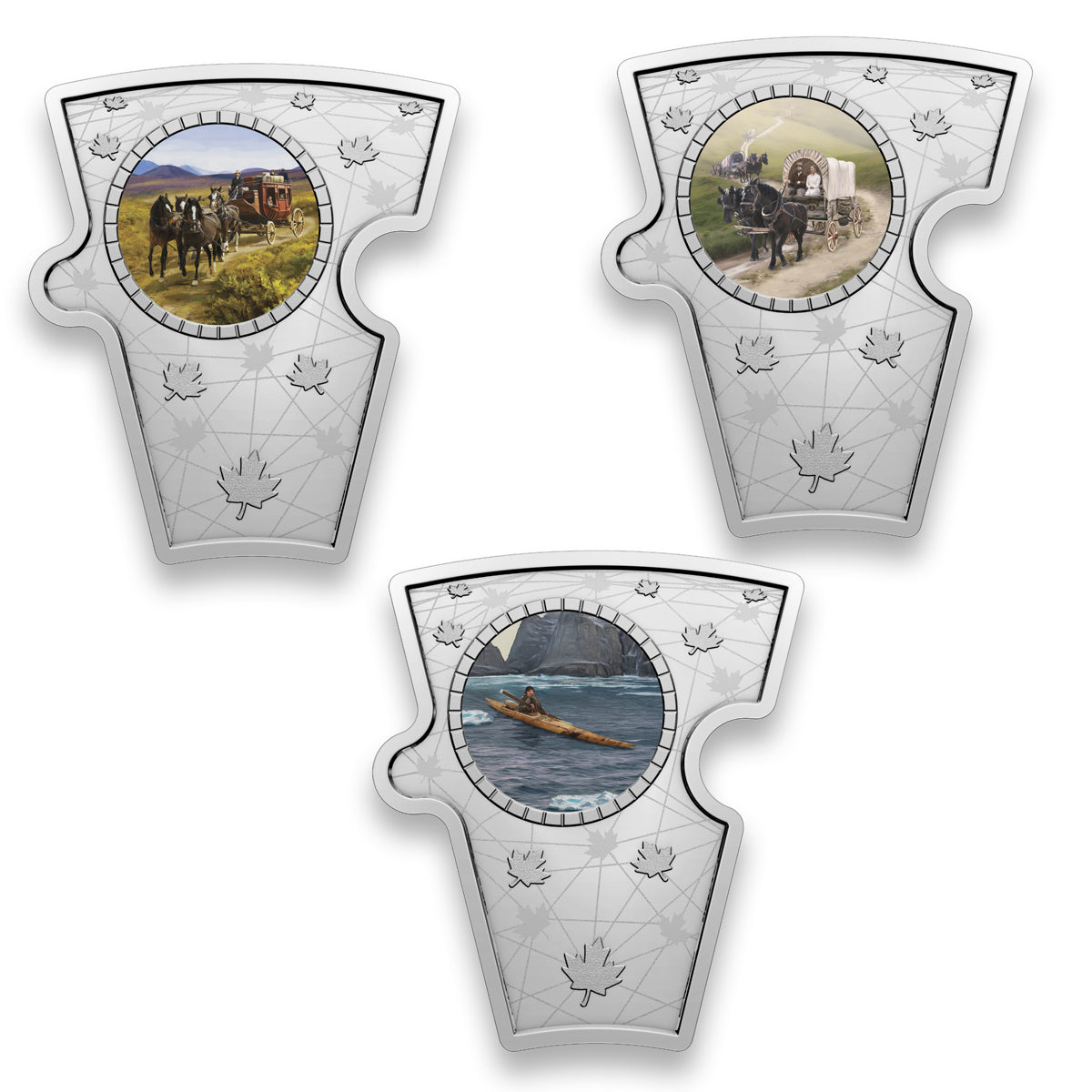 2022 Canadian Passages Fine Silver Puzzle Coin