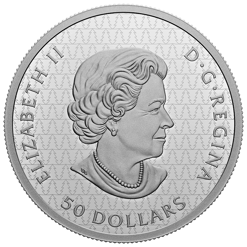 2022 $50 The Magic of the Season - Pure Silver Coin with blacklight