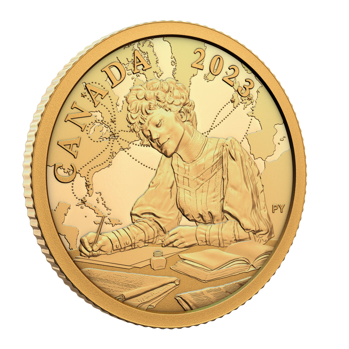 2023 $100 Kathleen "Kit" Coleman: Pioneer Journalist - Pure Gold Coin