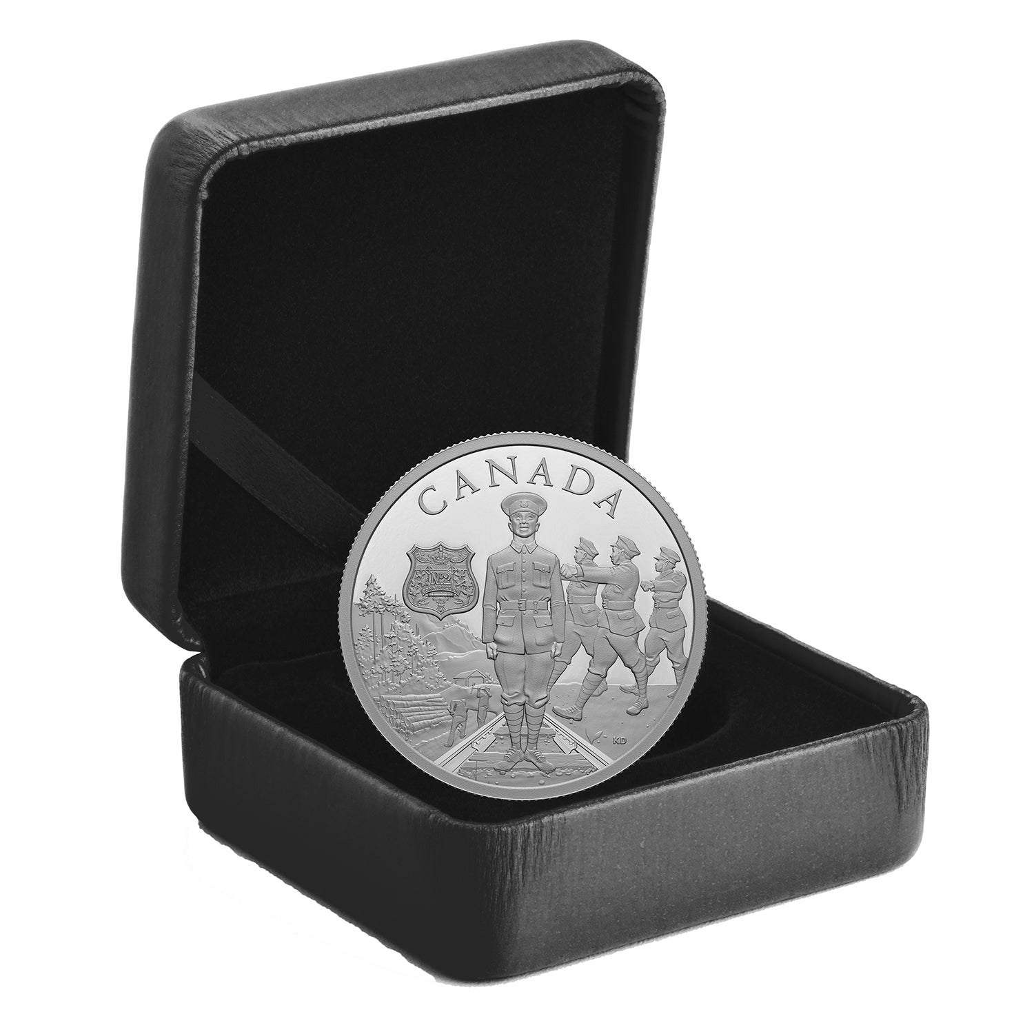 2023 $20 Commemorating Black History: No 2 Construction Battalion - Pure Silver Coin