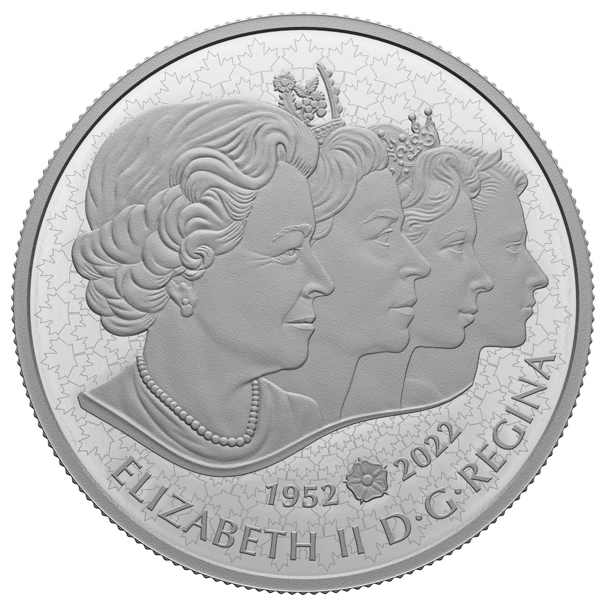 2022 $50 Queen Elizabeth II's Coronation - Pure Silver Coin