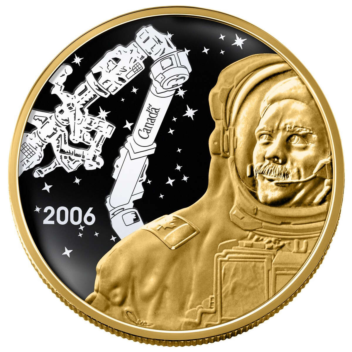 2006 $300 Canadarm - 14-kt Gold Coin