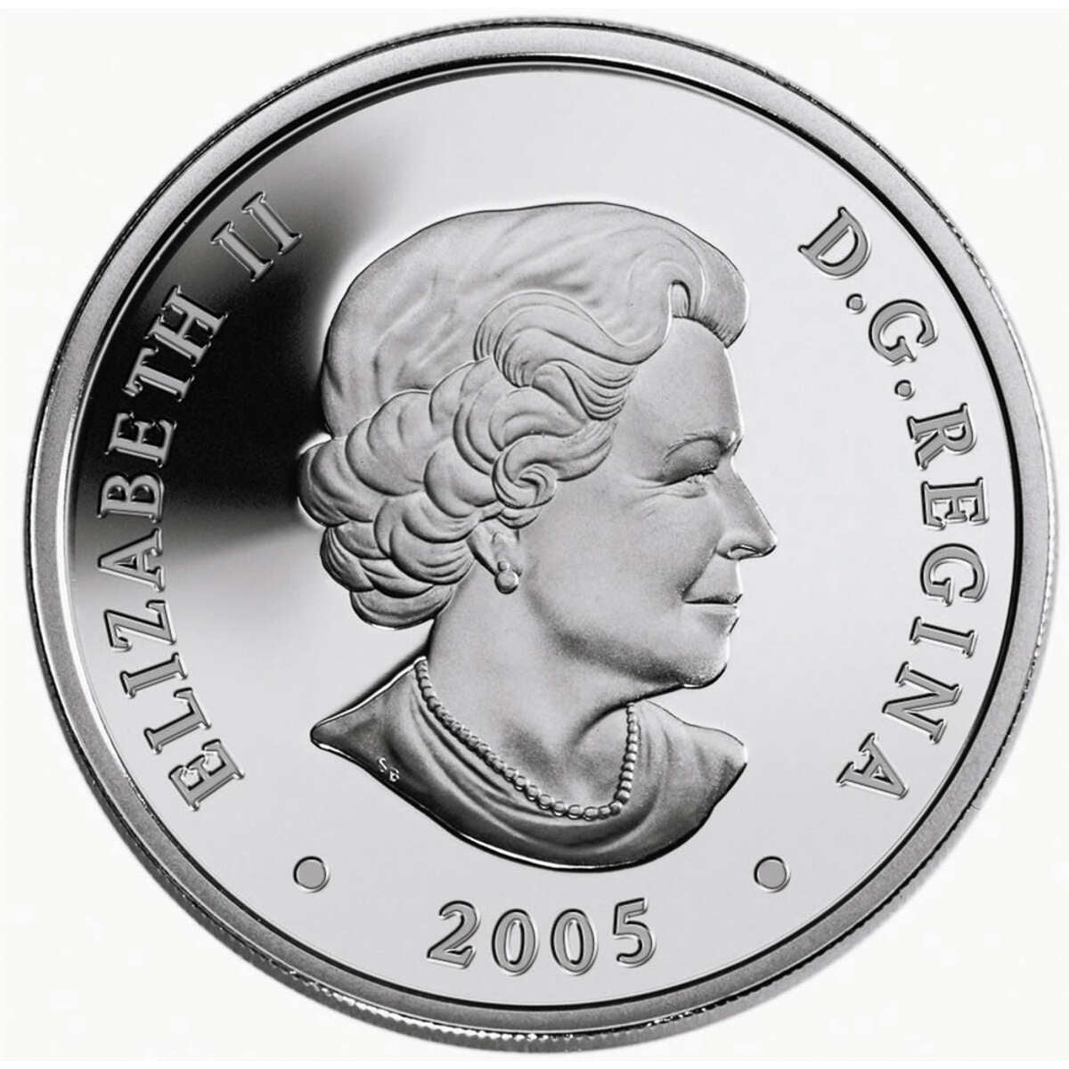 2005 $20 Tall Ships: Three-Masted Ship - Pure Silver Coin Default Title