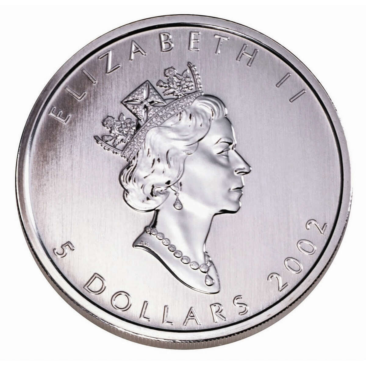 2002 $5 Coloured Maple Leaf: Spring - Pure Silver Coin Default Title