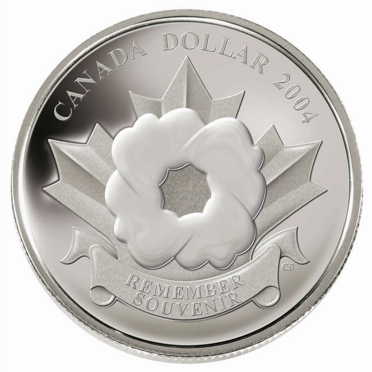 2004 1 Poppy Pure Silver Dollar