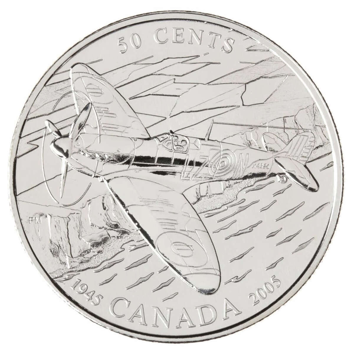 2005 50c Second World War Series - Sterling Silver Coin Set Default Title