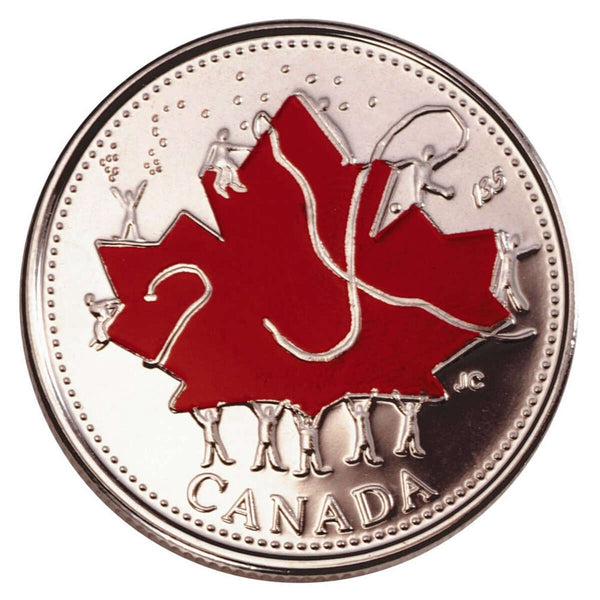 2002 25c Canada Day - Coloured Coin Default Title