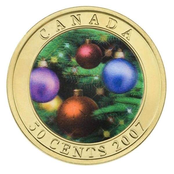 2007 50c Holiday Ornaments - Lenticular Coin Default Title