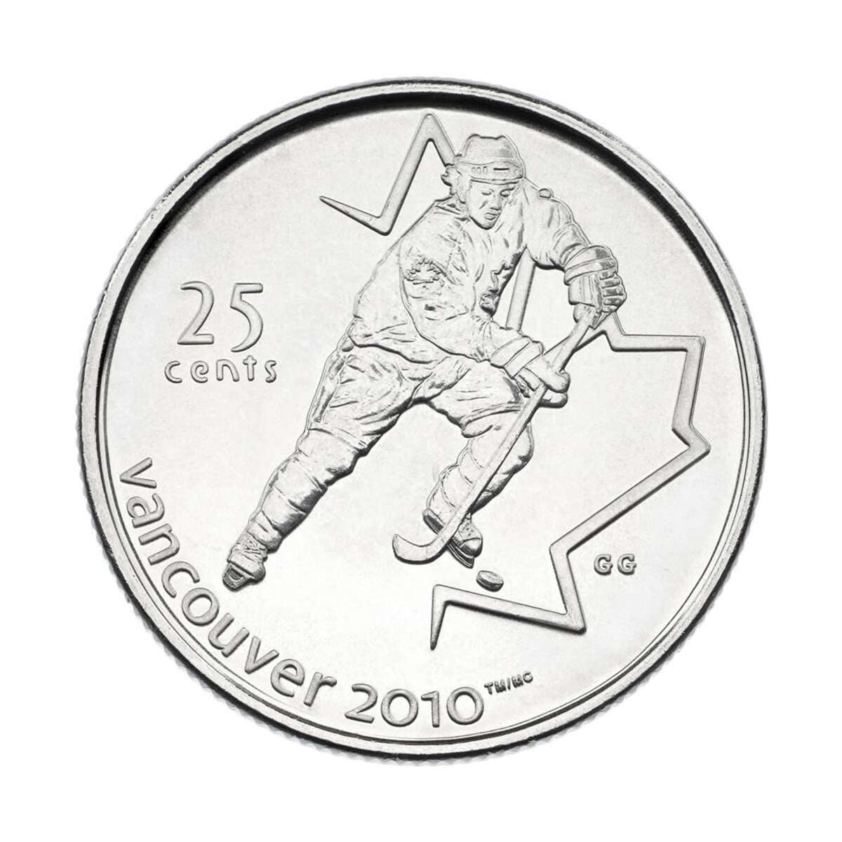 2007 25c Official First Day Vancouver 2010 Olympic Winter Games: Ice Hockey Default Title