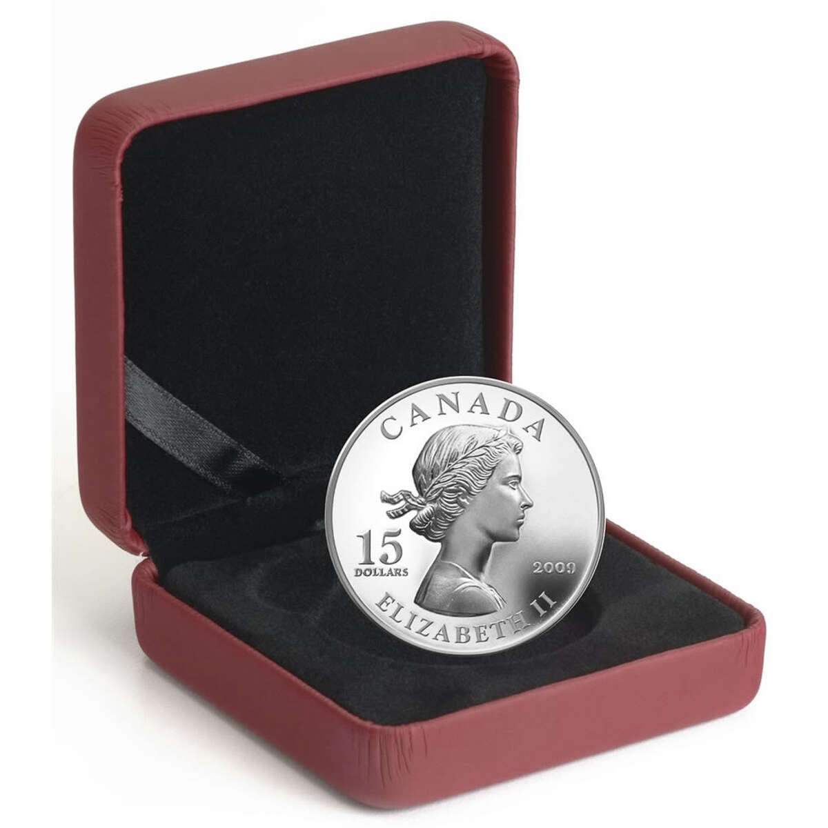 2009 $15 Vignettes of Royalty Series: Queen Elizabeth - Sterling Silver Coin Default Title