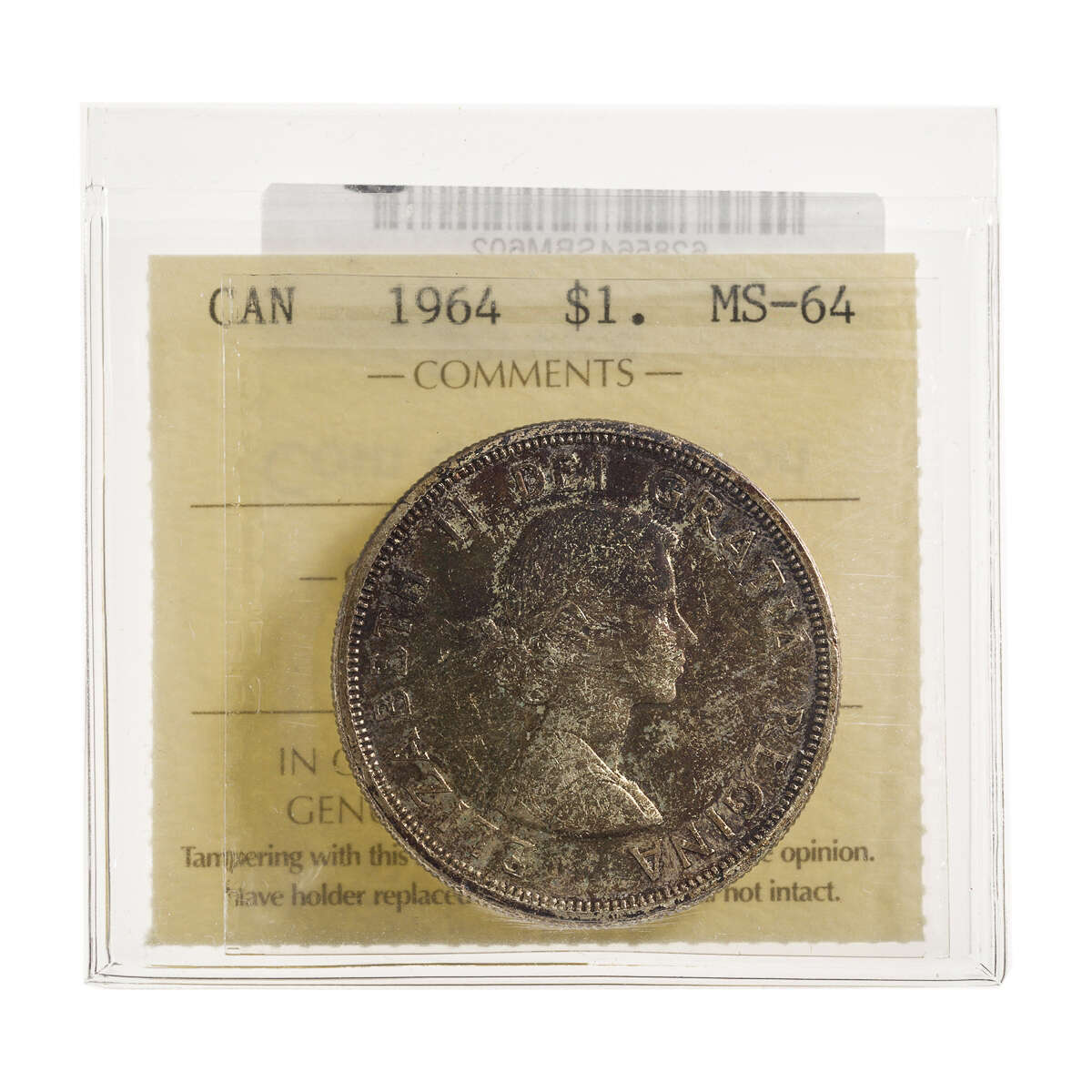 1 Dollar 1964 ICCS MS-64 Default Title