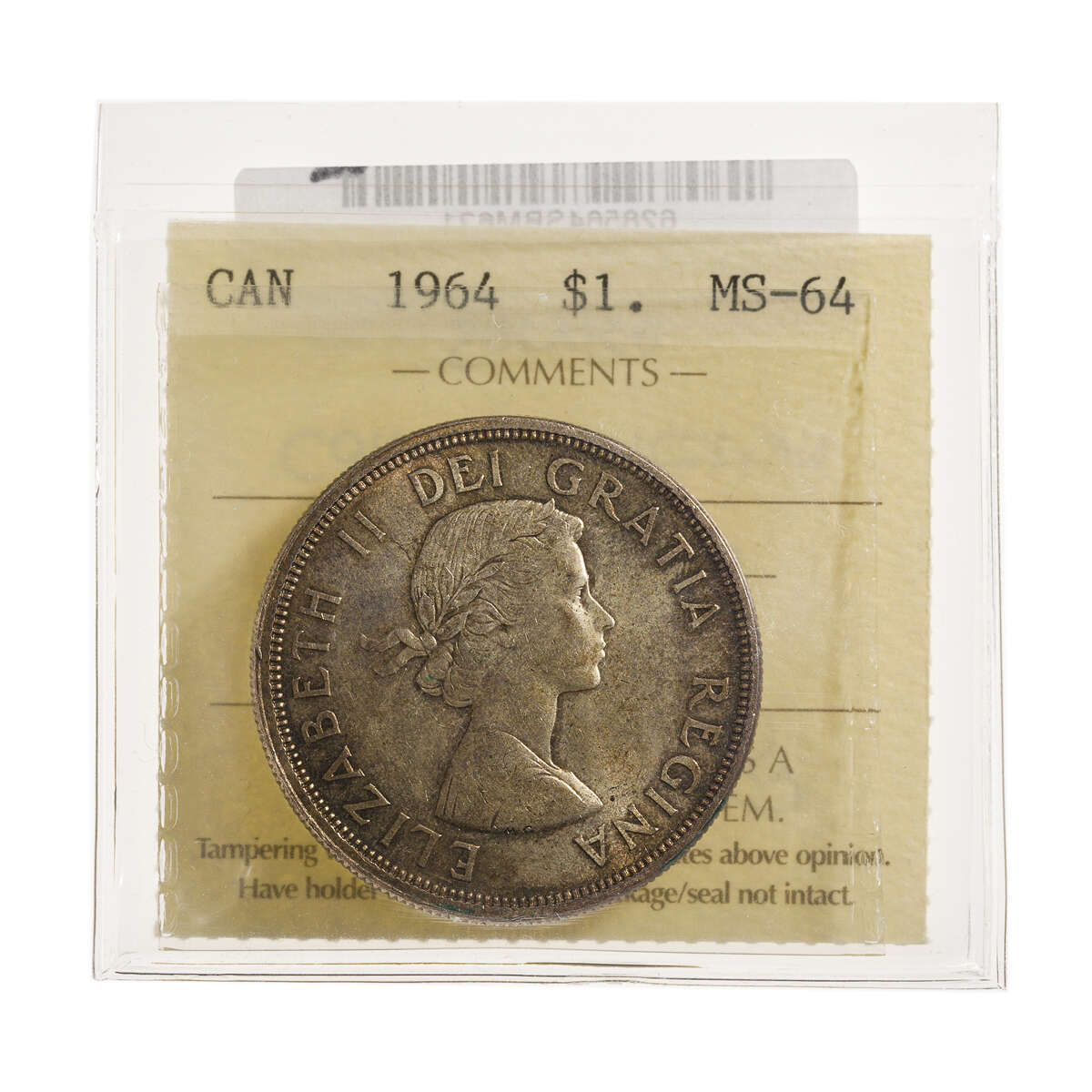 1 Dollar 1964 ICCS MS-64 Default Title