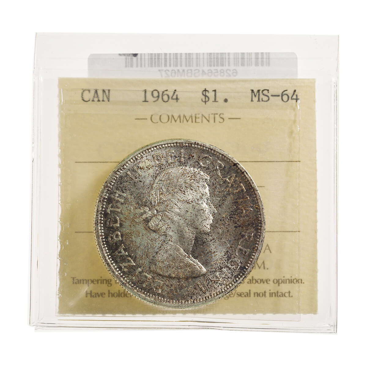1 Dollar 1964 ICCS MS-64 Default Title