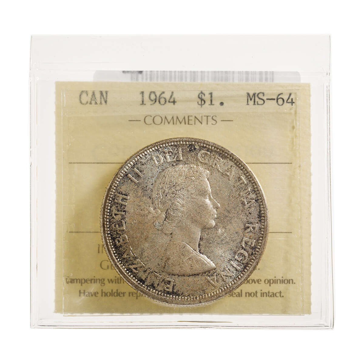 1 Dollar 1964 ICCS MS-64 Default Title