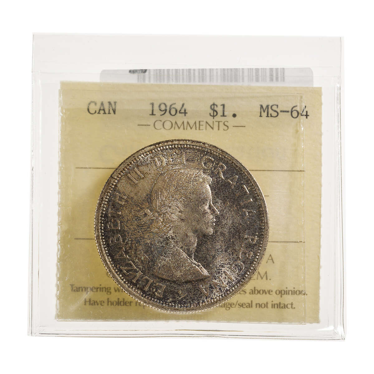 1 Dollar 1964 ICCS MS-64 Default Title