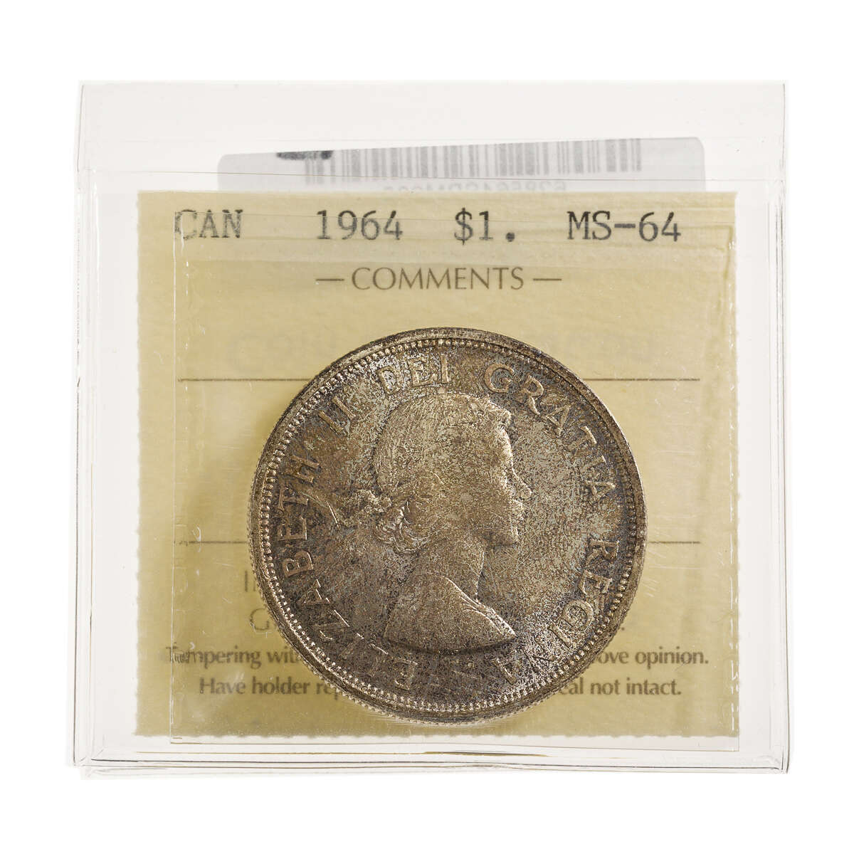 1 Dollar 1964 ICCS MS-64 Default Title