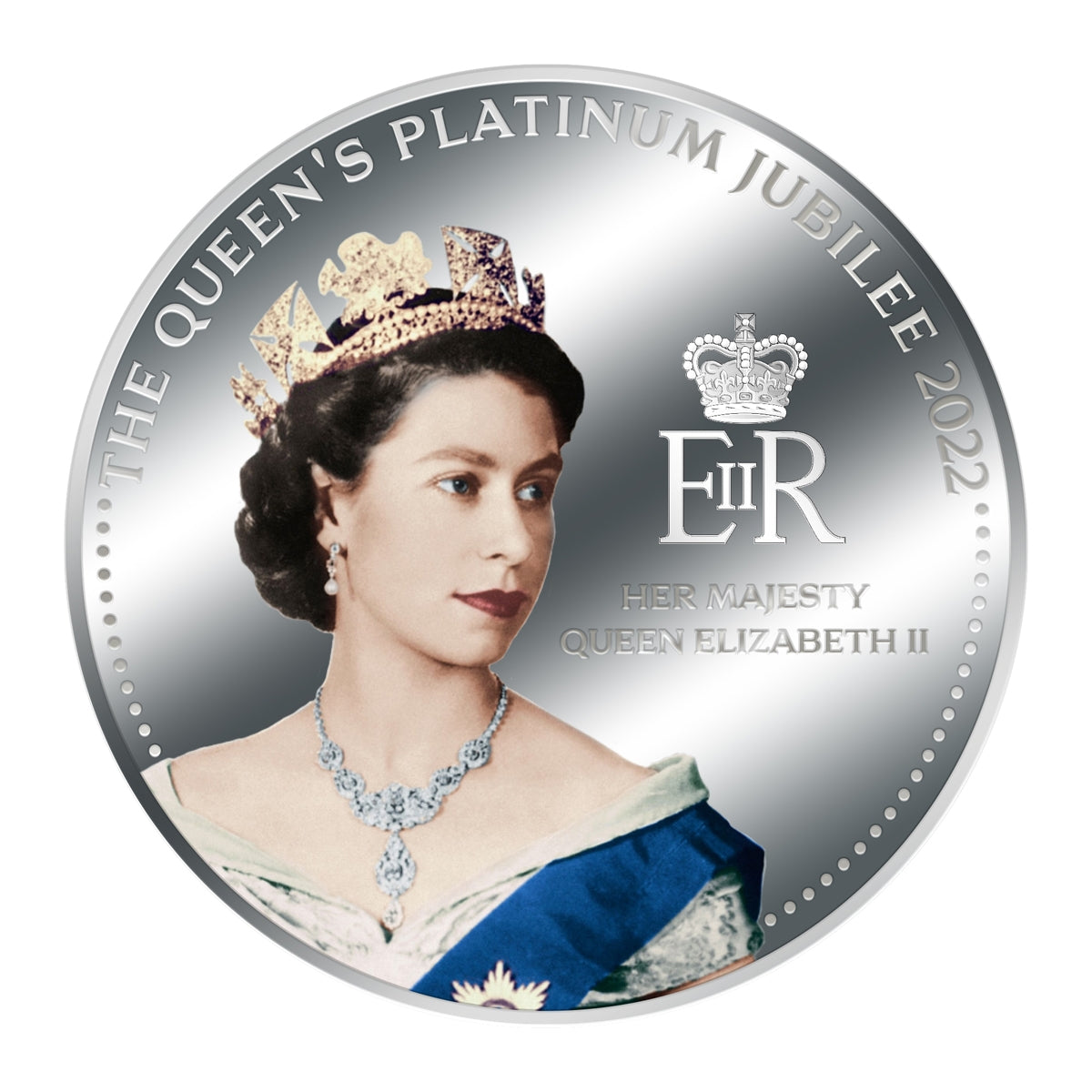2022 50 Cent The Queen's Platinum Jubilee Coin