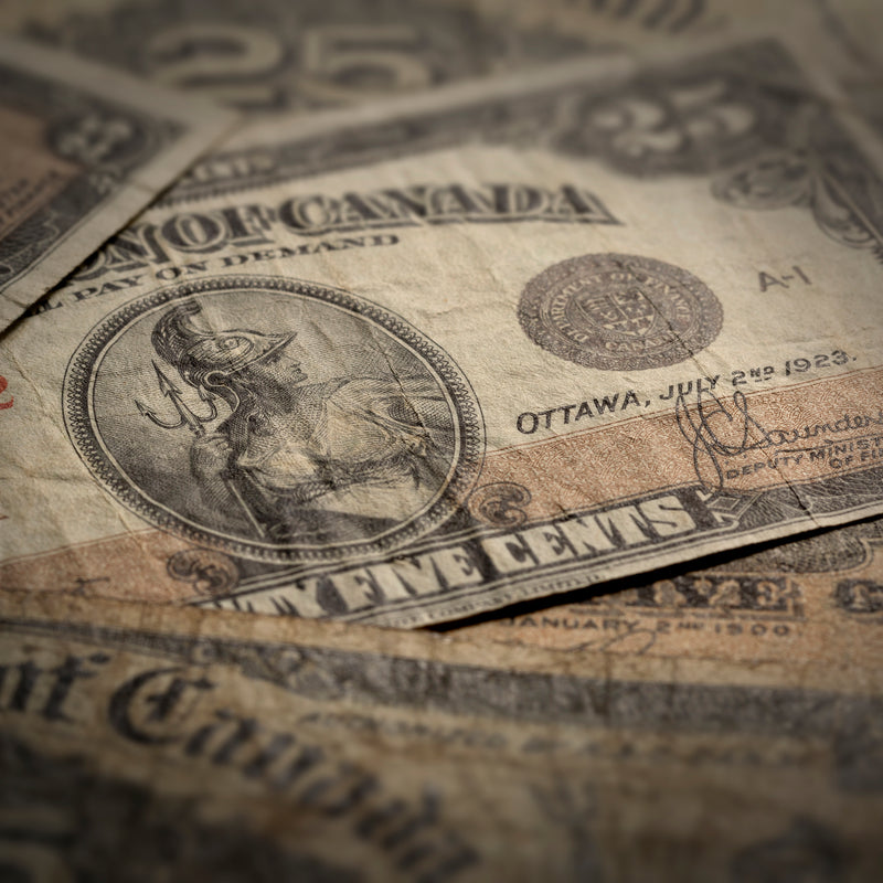 Paper Money Basics - Dominion of Canada 25 Cent Notes