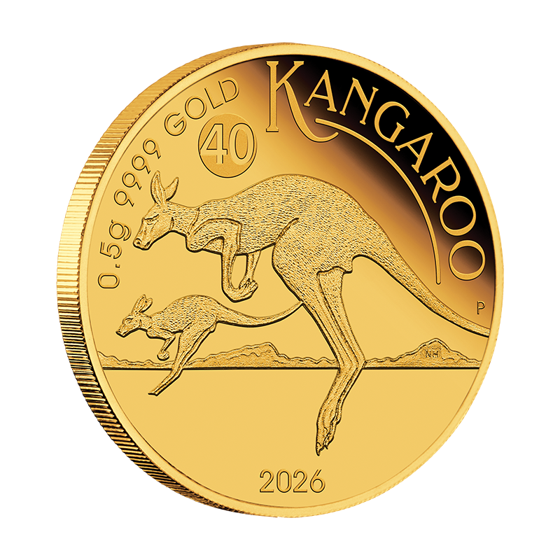 2026 $2 Australian Kangaroo: Mini Roo - Pure Silver Coin