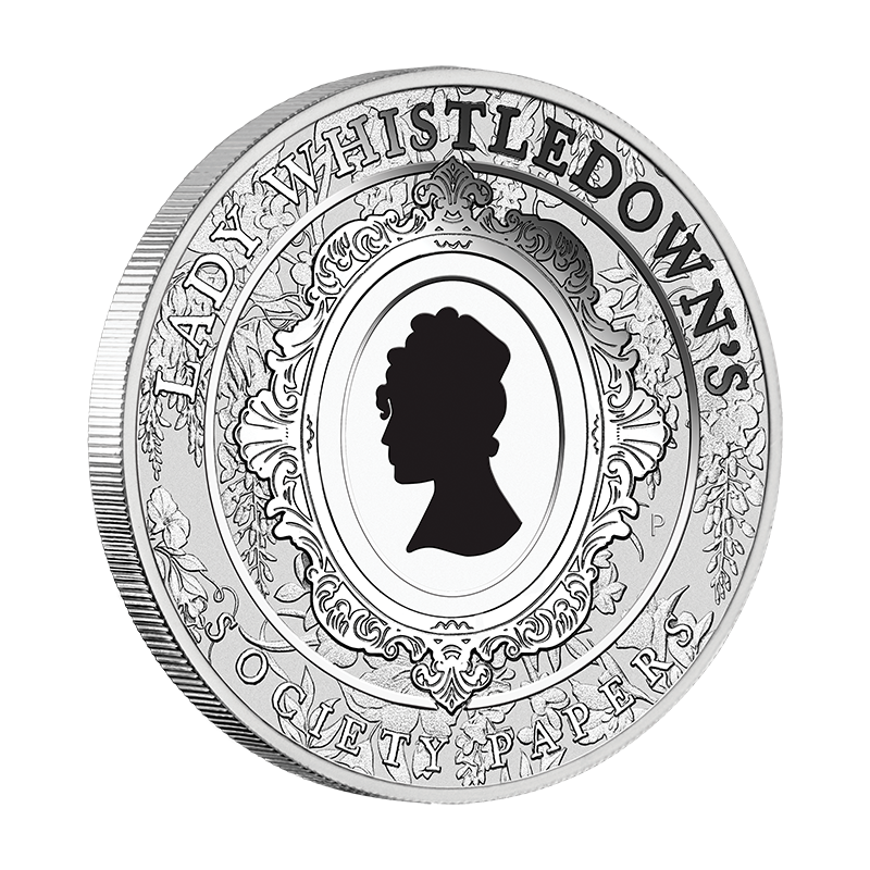 2026 $1 Bridgerton: Lady Whistledown - Pure Silver Coin