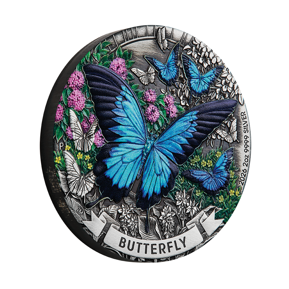 2026 $2 Butterfly - Pure Silver Coin