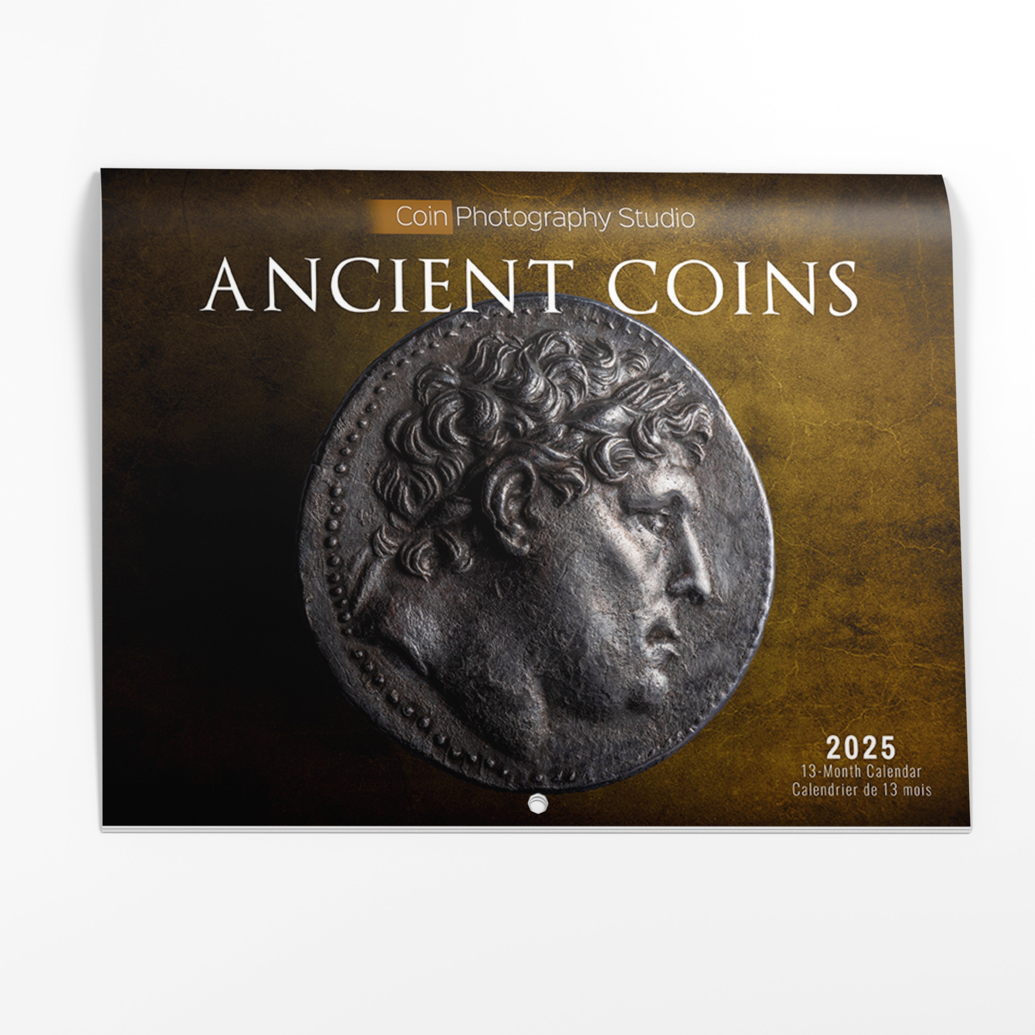 2025 Ancient Coins 13-Month Wall Calendar