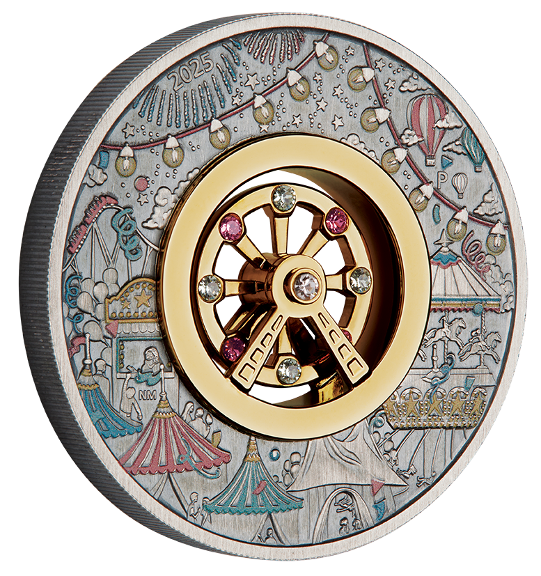 2025 $2 Ferris Wheel - Pure Silver Coin