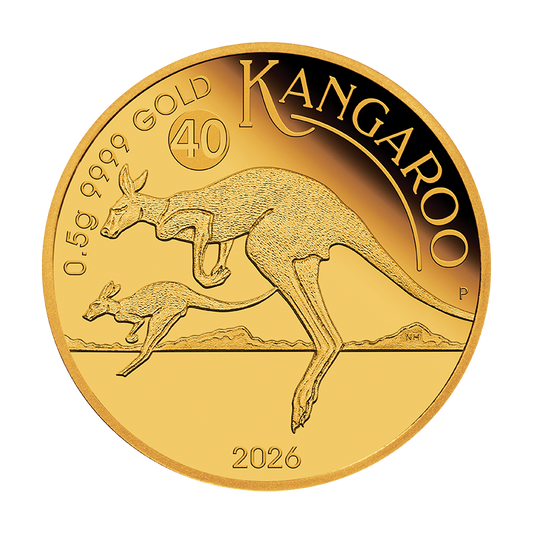 2026 $2 Australian Kangaroo: Mini Roo - Pure Silver Coin