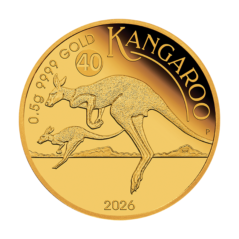 2026 $2 Australian Kangaroo: Mini Roo - Pure Silver Coin