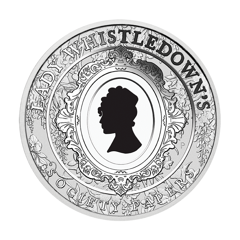 2026 $1 Bridgerton: Lady Whistledown - Pure Silver Coin