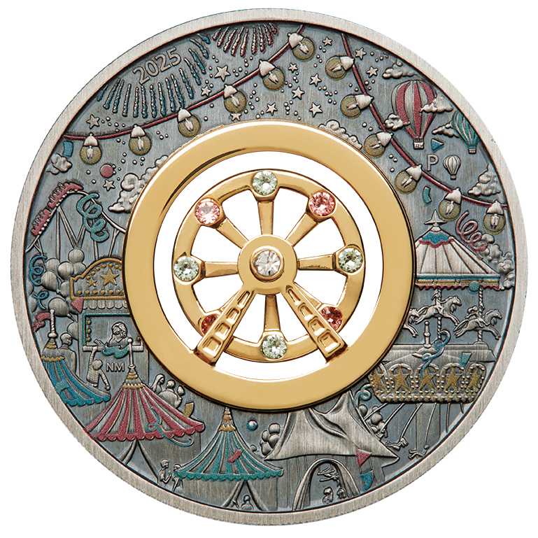 2025 $2 Ferris Wheel - Pure Silver Coin