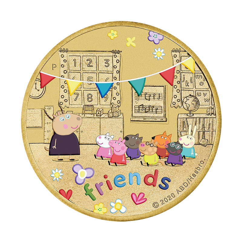 2026 $1 Peppa Pig 3-Coin Collection