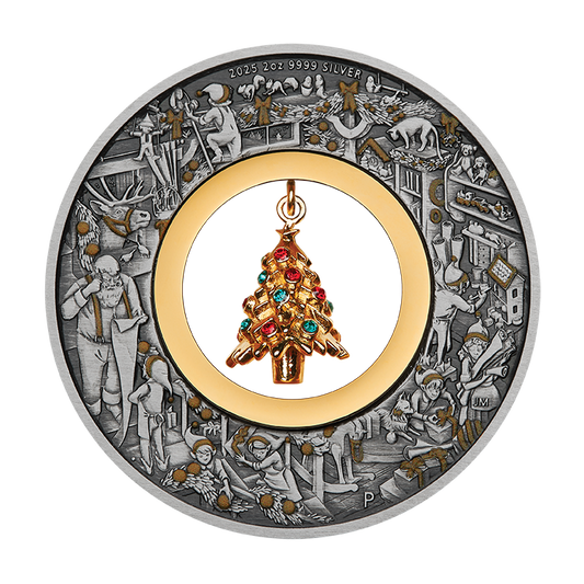 2025 $2 Santa's Workshop - Pure Silver Coin