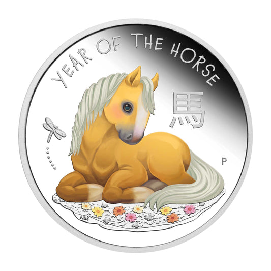 2026 50 Cents Australia Baby Horse - Pure Silver Coin