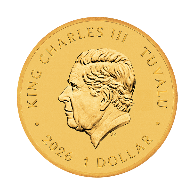 2026 $1 Stranger Things: Hawkins - Gold Plated Collector’s Coin In Card