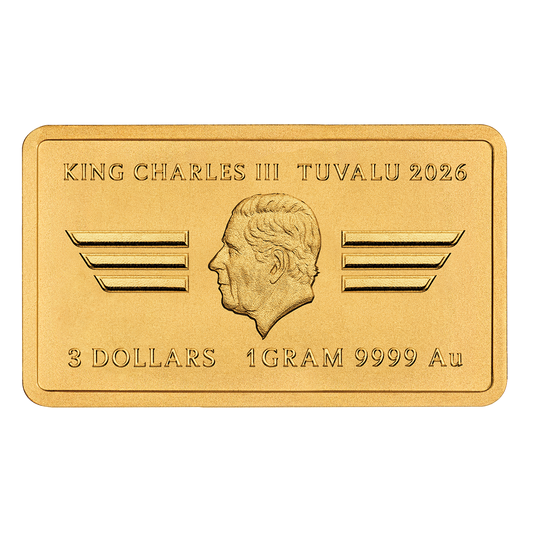 2026 $3 40 Years of Top Gun - 1g Pure Gold Coin