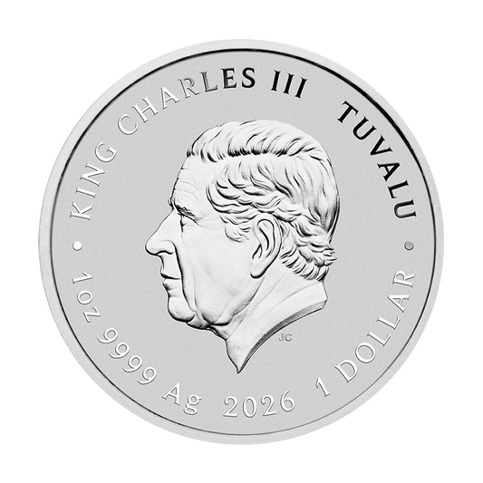 2026 $1 40 Years of Top Gun - Pure Silver Coloured Coin