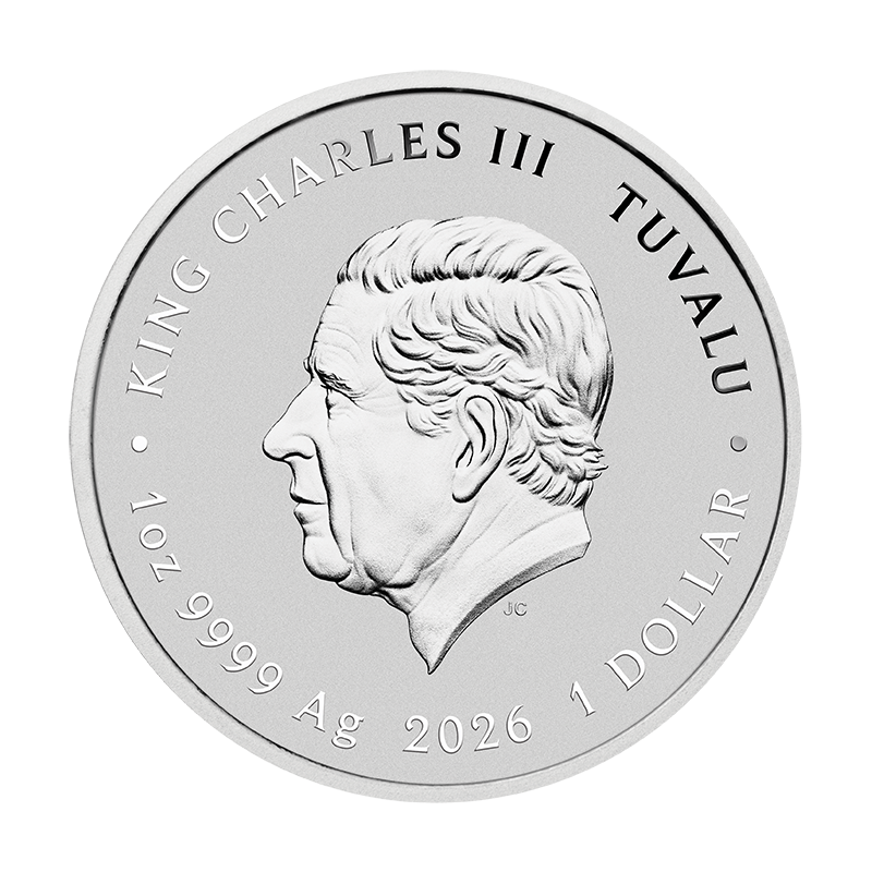 2026 $1 40 Years of Top Gun - Pure Silver Coloured Coin