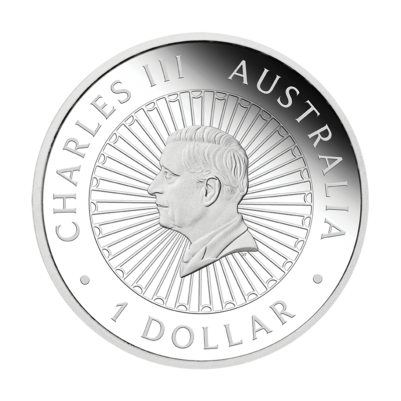 2026 $1 Australian Lunar Opal Series: Year of the Horse - Pure Silver Coin
