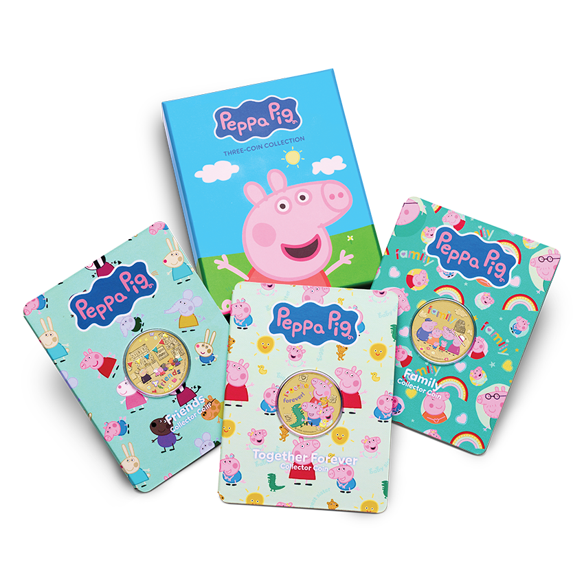 2026 $1 Peppa Pig 3-Coin Collection