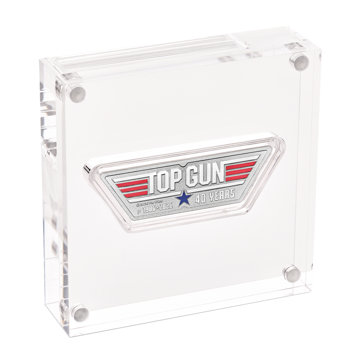 2026 $1 40 Years of Top Gun - Pure Silver Shaped Coin