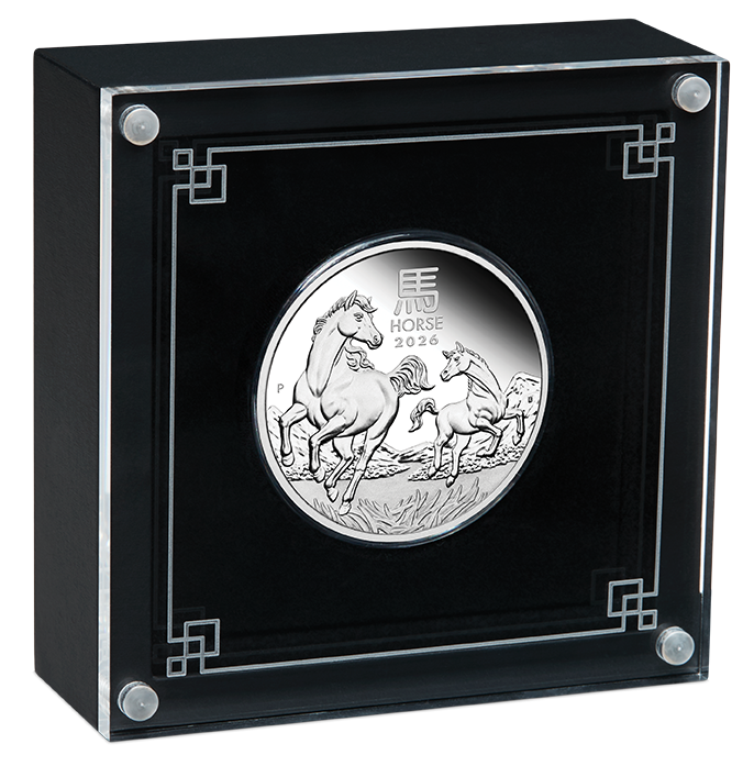 2026 $1 Australian Lunar Series: Year of the Horse - Pure Silver Coin