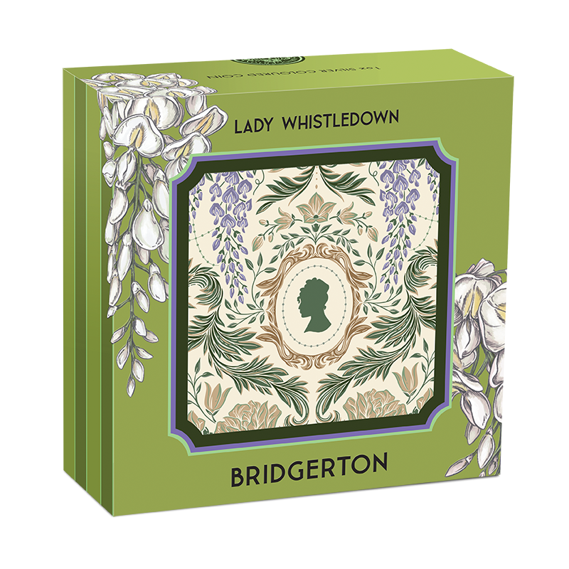 2026 $1 Bridgerton: Lady Whistledown - Pure Silver Coin