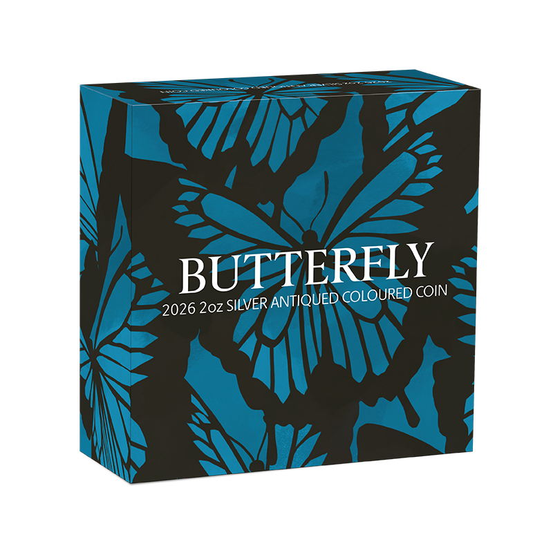 2026 $2 Butterfly - Pure Silver Coin