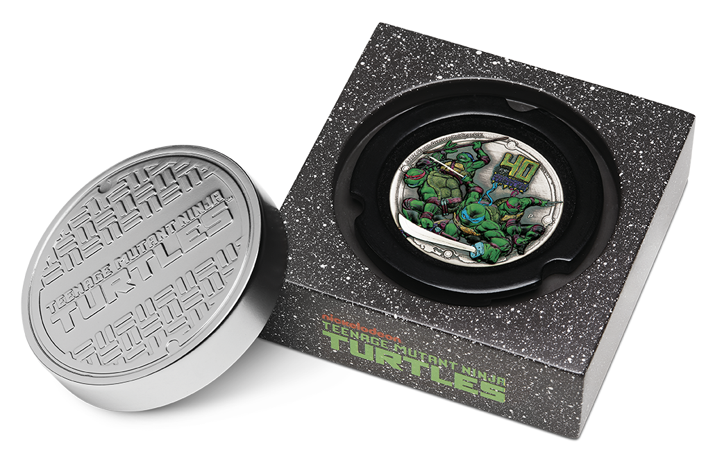 2024 $2 Teenage Mutant Ninja Turtles 40th Anniversary - Pure Silver Coin