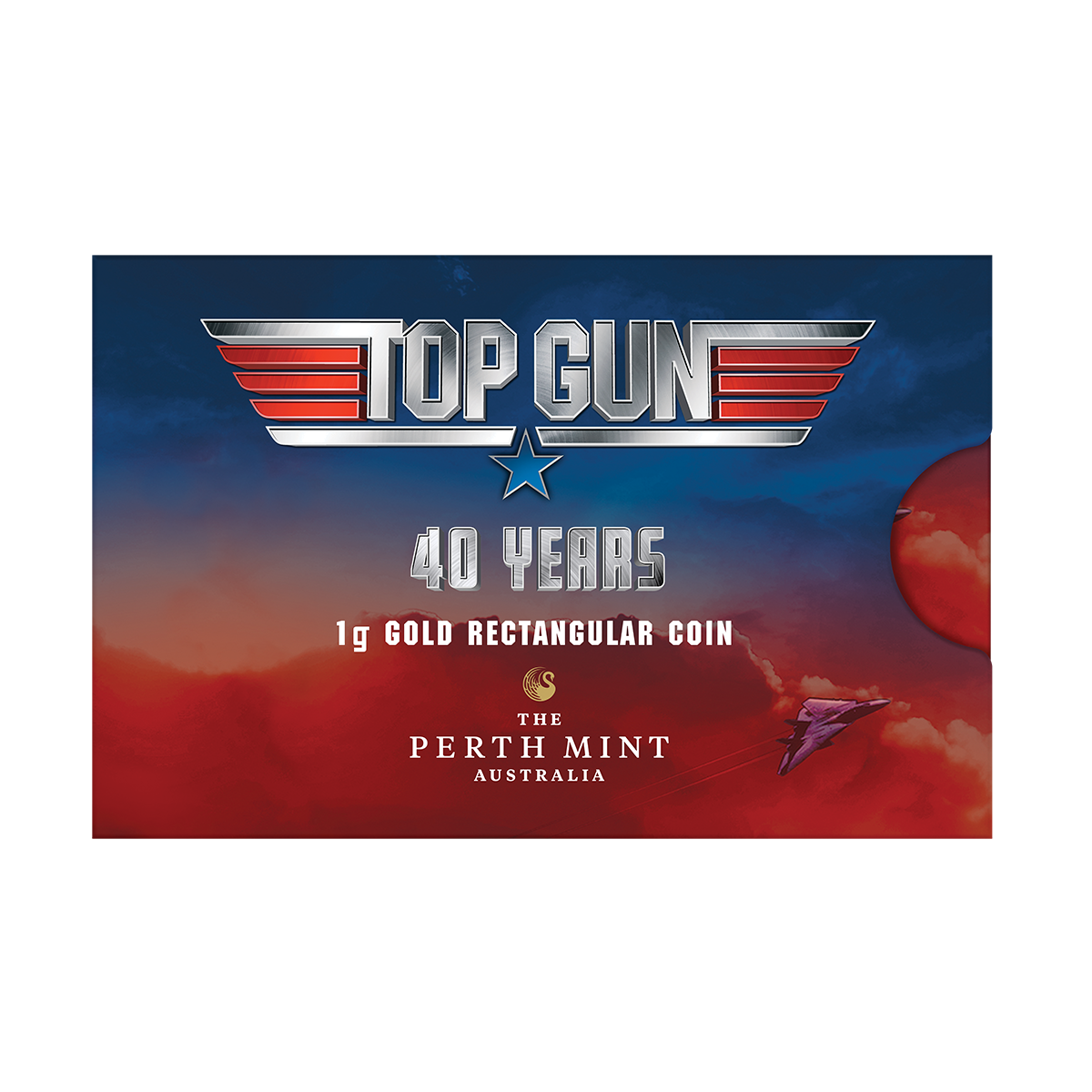 2026 $3 40 Years of Top Gun - 1g Pure Gold Coin