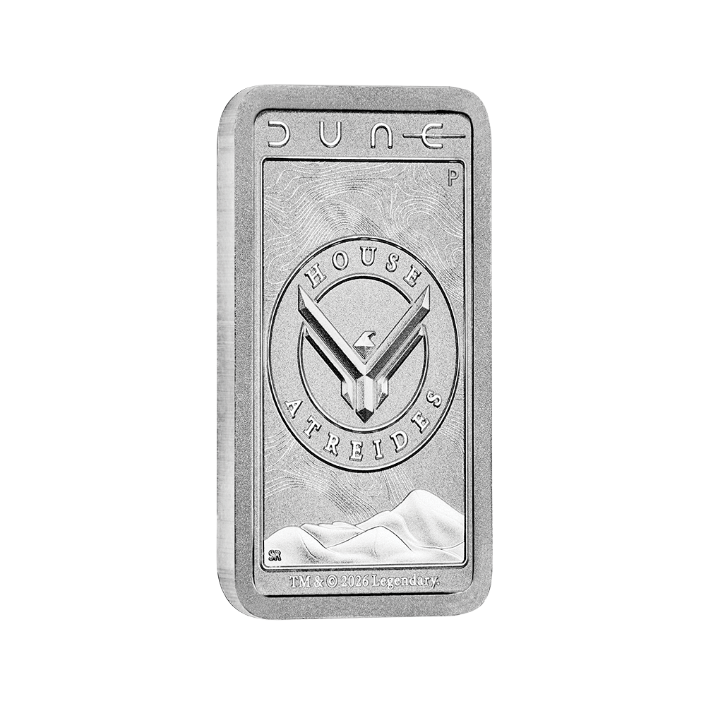 2026 Dune: House Atreides - 10g Pure Silver Bar